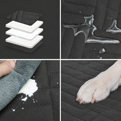 Funda hammock antideslizante para perros — compatible con SUV sedán y familiar